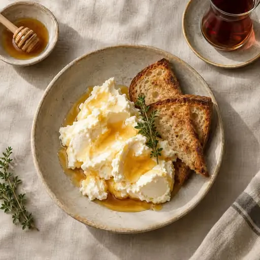 Bal kaymak tabağı