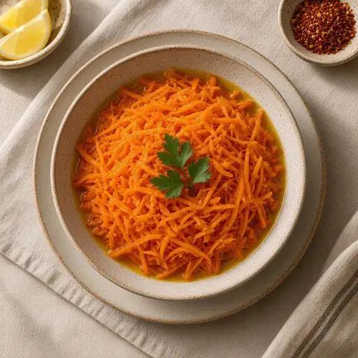 Limonlu havuç salatası
