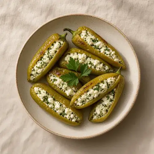 Peynirli biber dolması