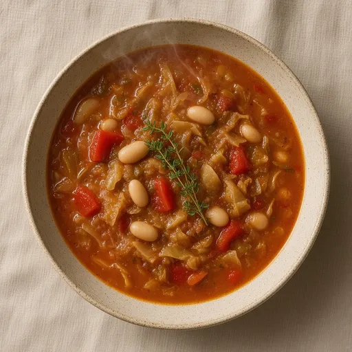 Fasulyeli lahana çorbası
