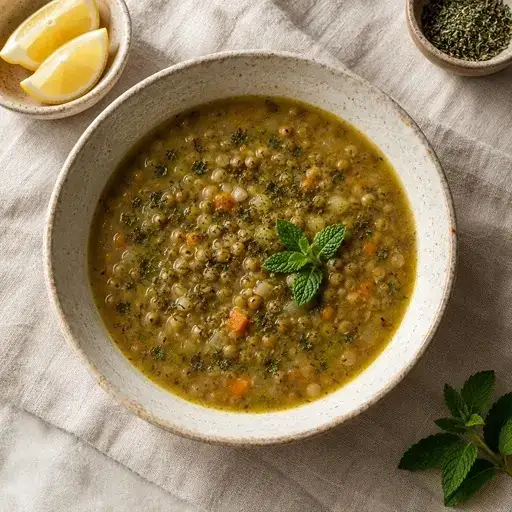 Yeşil mercimek çorbası