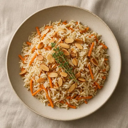 Havuçlu kimyonlu pilav