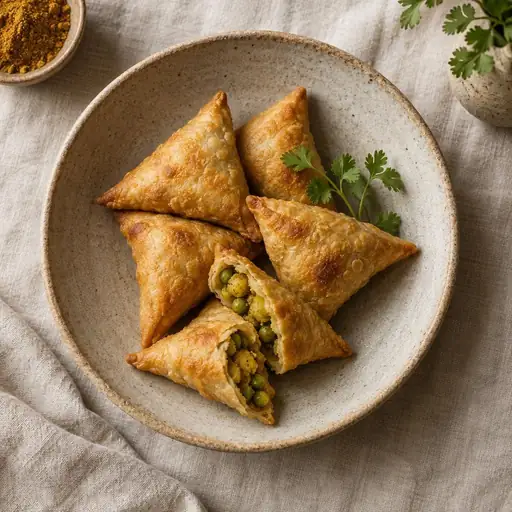 Patatesli samosa