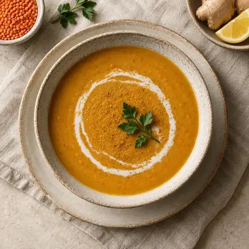 Hindistan cevizli mercimek çorbası