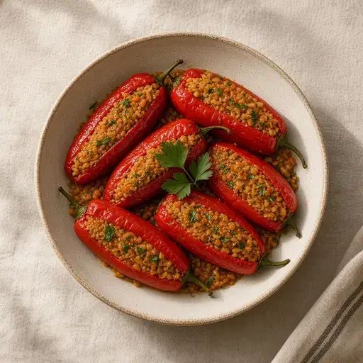 Mercimekli kapya dolması