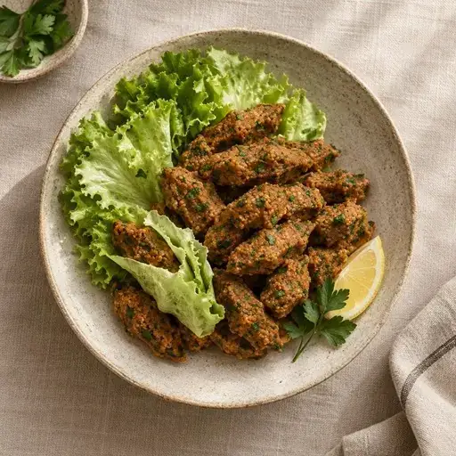 Urfa usulü mercimek köftesi