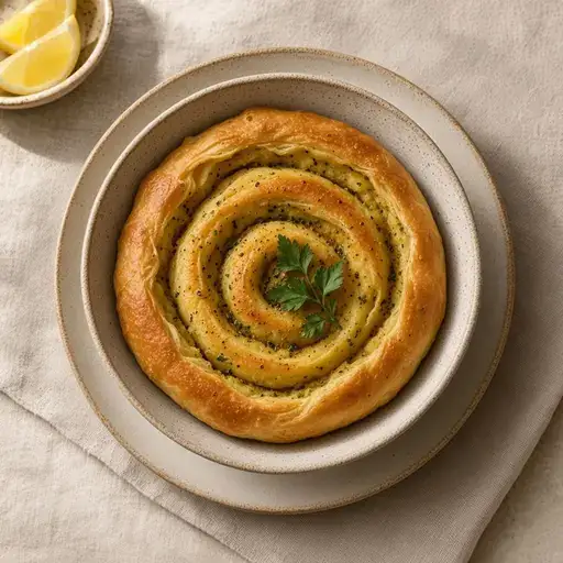 Patatesli rulo börek