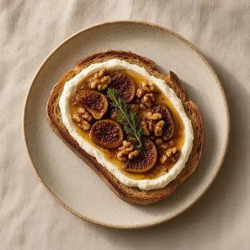 İncirli labneli tost
