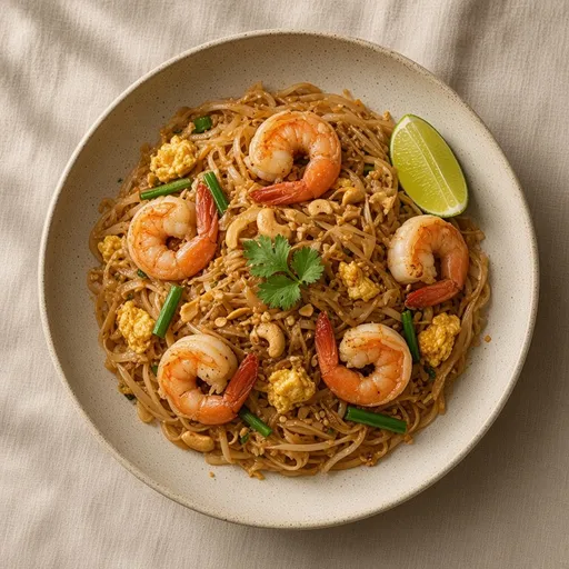 Karidesli pad thai