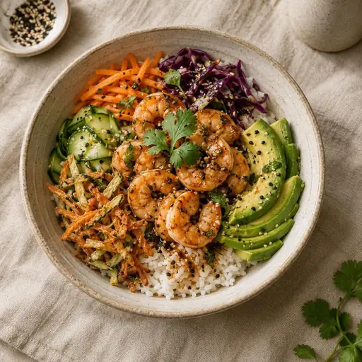 Karidesli poke kasesi