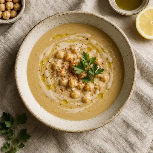 Tahinli nohut çorbası