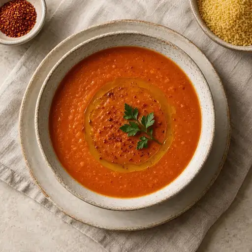 Domatesli bulgur çorbası