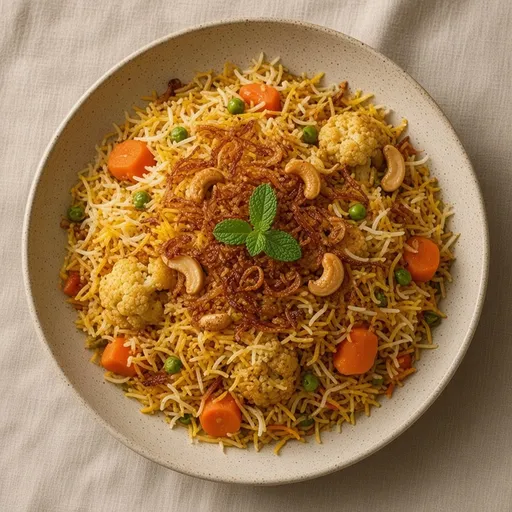 Sebzeli biryani