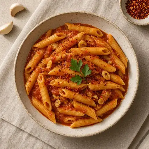 Penne arrabbiata
